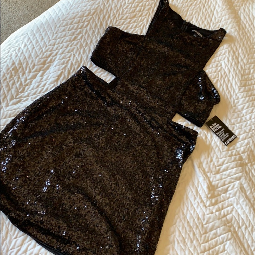 Sequin mini dress
